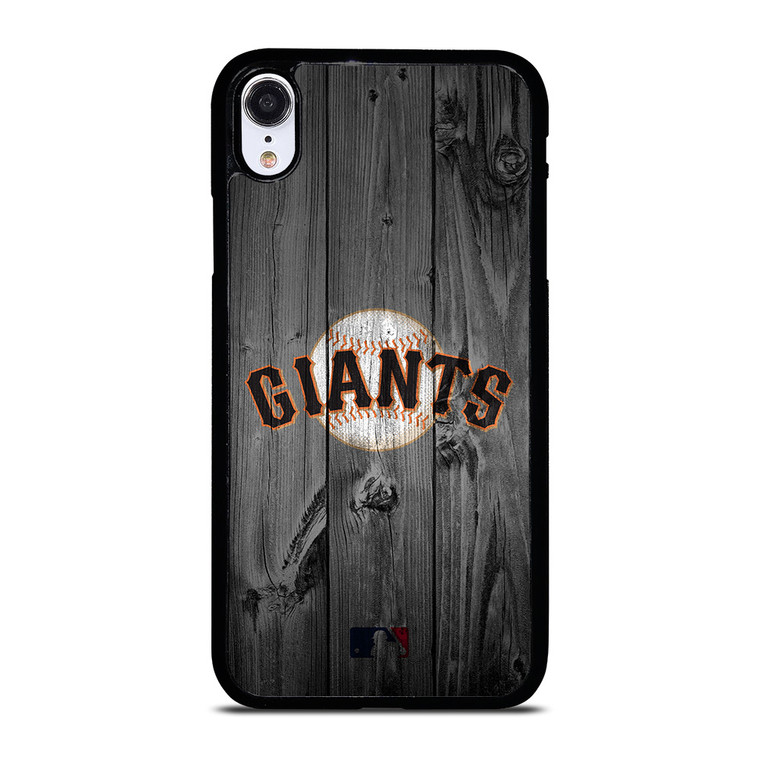 SAN FRANCISCO GIANTS BASEBALL MLB WOOD LOGO iPhone XR Case Cover SAN FRANCISCO GIANTS BASEBALL MLB WOOD LOGO iPhone XR Case Cover