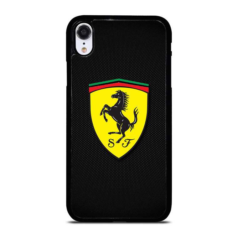 SCUDERIA FERRARI CARBON FIBER iPhone XR Case Cover