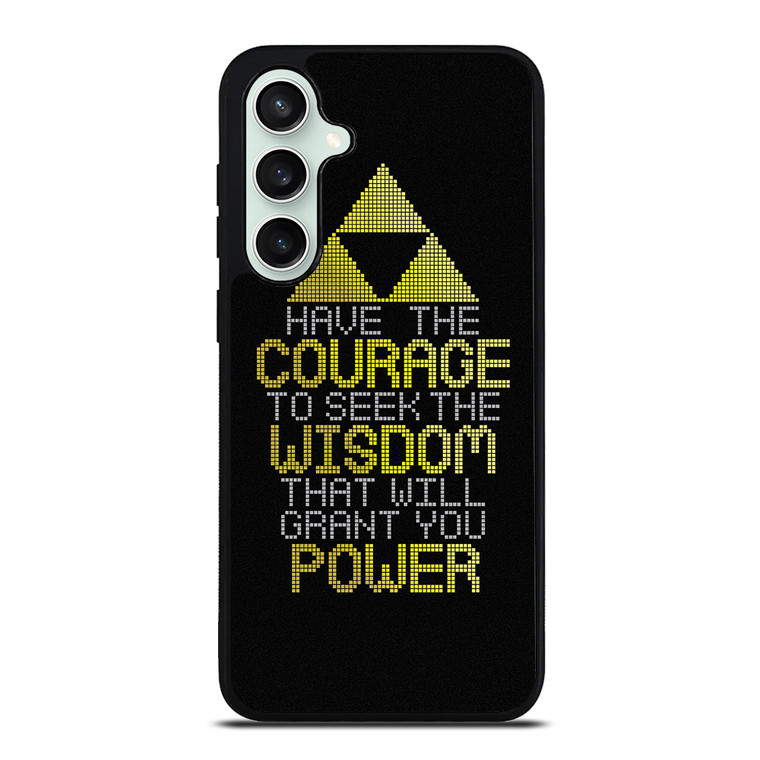 TRIFORCE ZELDA QUOTES Samsung Galaxy S23 FE Case Cover