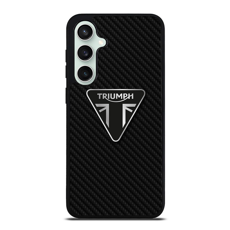 TRIUMPH MOTORCYCLES CARBON FIBER Samsung Galaxy S23 FE Case Cover TRIUMPH MOTORCYCLES CARBON FIBER Samsung Galaxy S23 FE Case Cover