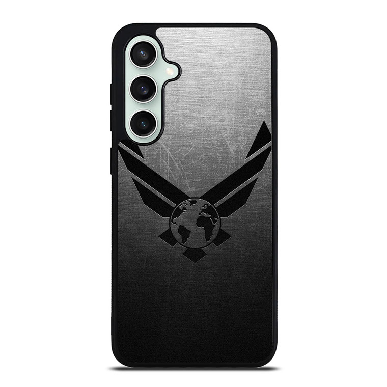 USAF UNITED STATES AIR FORCES LOGO METAL Samsung Galaxy S23 FE Case Cover