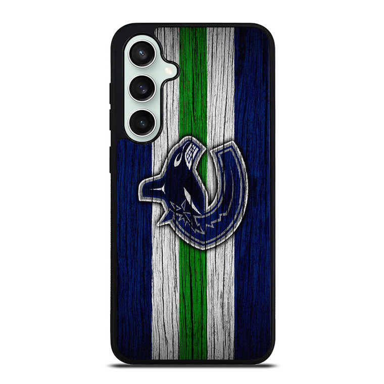VANCOUVER CANUCKS WOODEN LOGO Samsung Galaxy S23 FE Case Cover