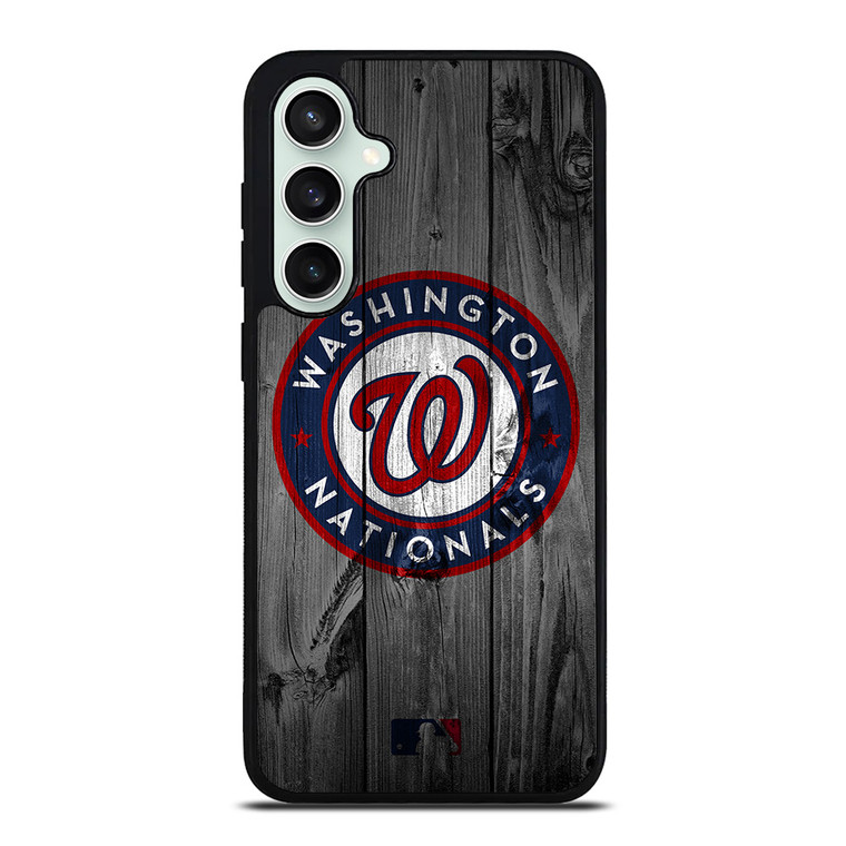 WASHINGTON NATIONALS BASEBALL MLB WOOD LOGO Samsung Galaxy S23 FE Case Cover