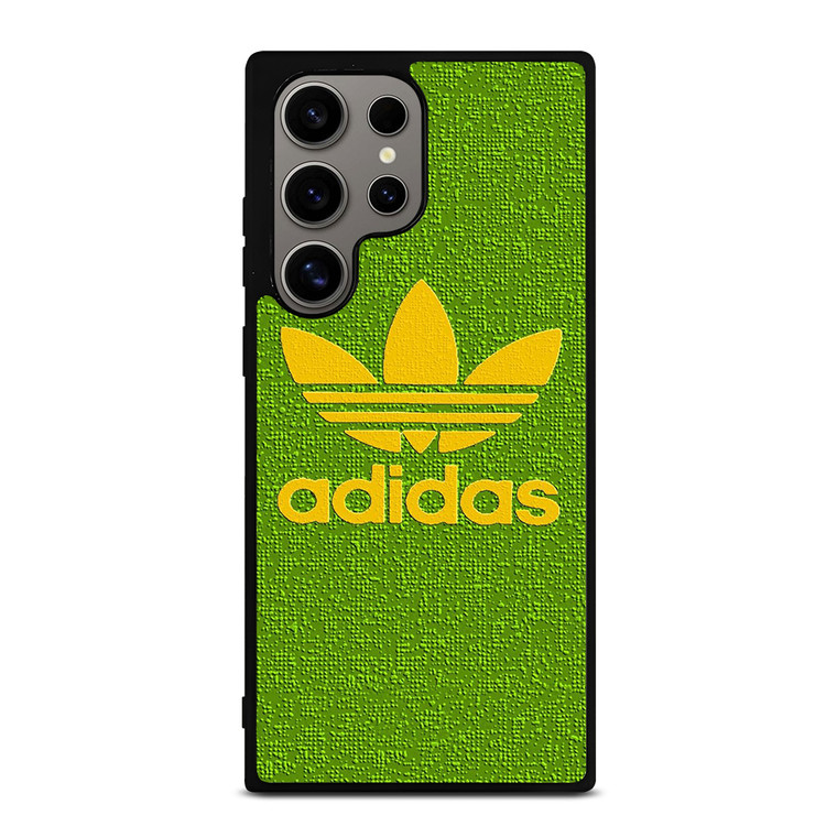 ADIDAS LOGO YELLOW GREEN Samsung Galaxy S24 Ultra Case Cover