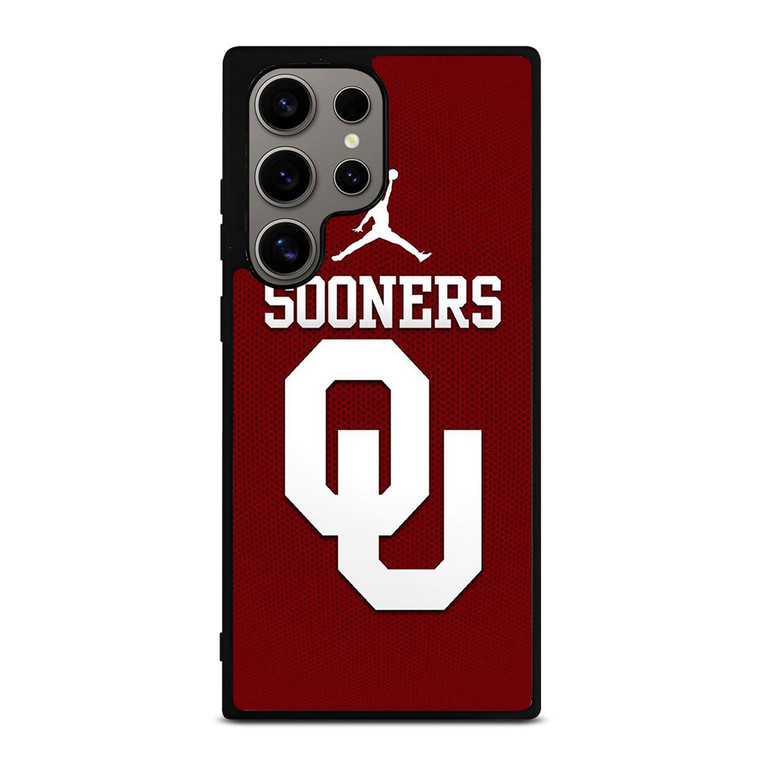 AIR JORDAN OKLAHOMA SOONERS UNIVERSITY FOOTBALL TEAM LOGO Samsung Galaxy S24 Ultra Case Cover