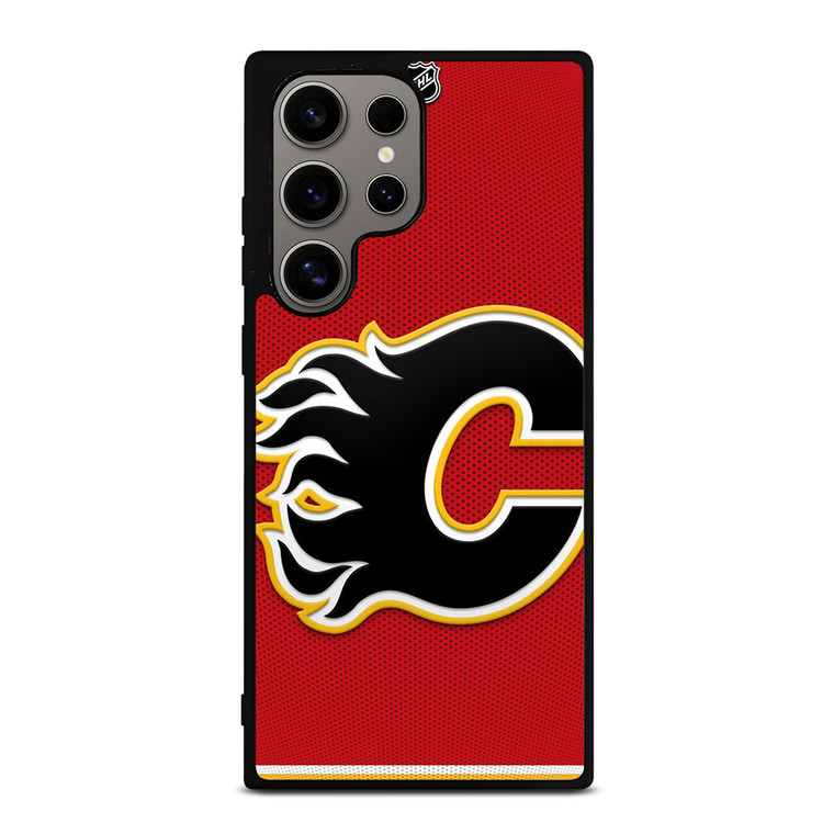 CALGARY FLAMES NHL HOCKEY TEAM LOGO Samsung Galaxy S24 Ultra Case Cover