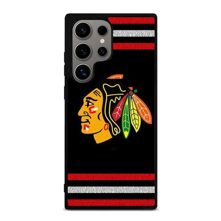 CHICAGO BLACKHAWKS HOCKEY TEAM LOGO ICON Samsung Galaxy S24 Ultra Case Cover