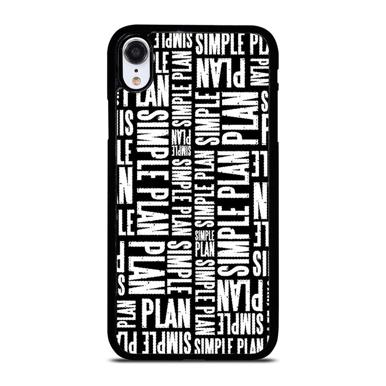 SIMPLE PLAN ROCK BAND LOGO iPhone XR Case Cover