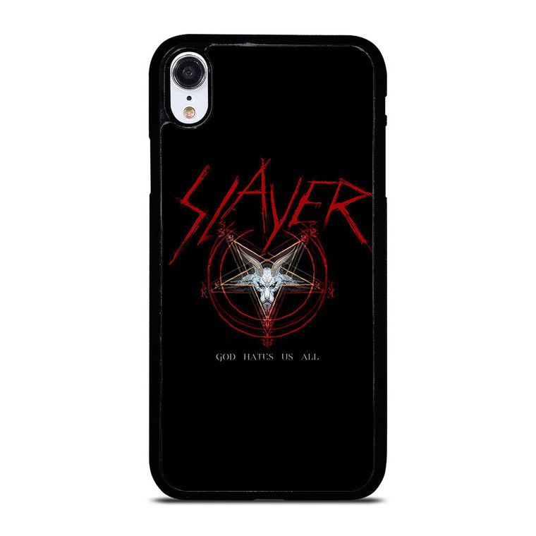 SLAYER ROCK BAND GOD HATES US ALL iPhone XR Case Cover SLAYER ROCK BAND GOD HATES US ALL iPhone XR Case Cover