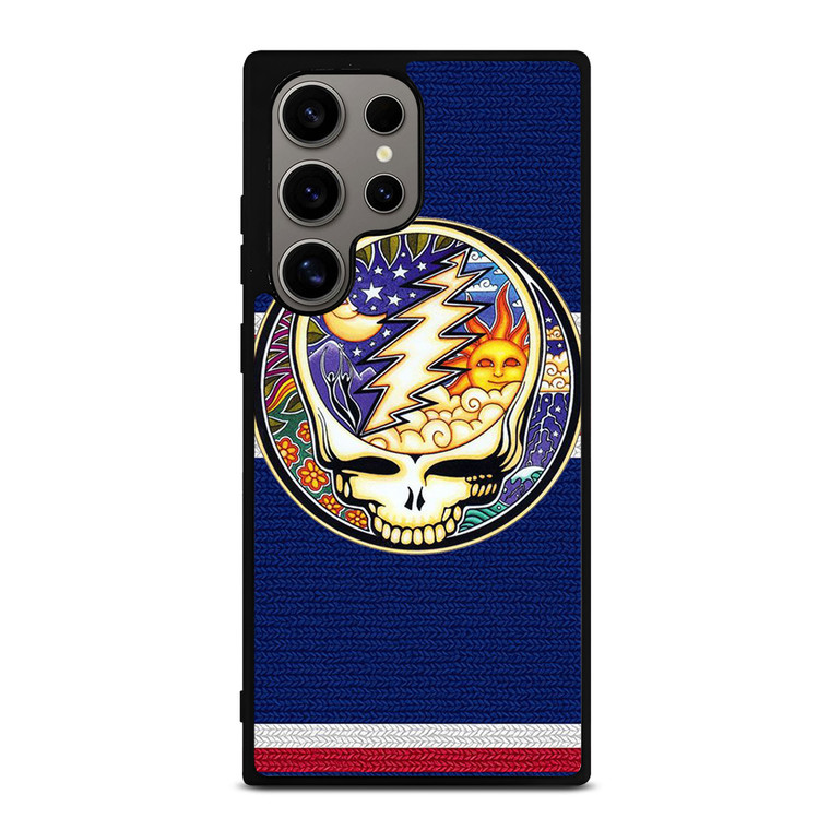 GRATEFUL DEAD BAND SKULL LOGO MOON AND SUN Samsung Galaxy S24 Ultra Case Cover