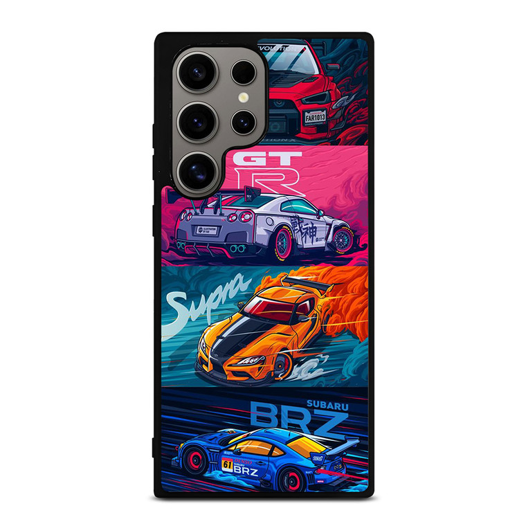 JAPAN RACING SPORTS CARS SUPRA GTR LANCER BRZ Samsung Galaxy S24 Ultra Case Cover