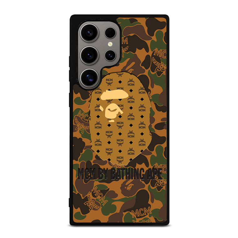 MCM MICHAEL CROMER MUNICH BATHING APE CAMO Samsung Galaxy S24 Ultra Case Cover