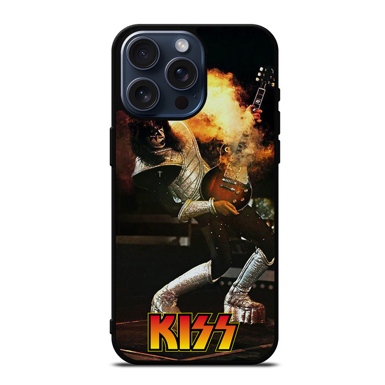 ACE FREHLEY KISS GUITAR FIRE iPhone 15 Pro Max Case Cover