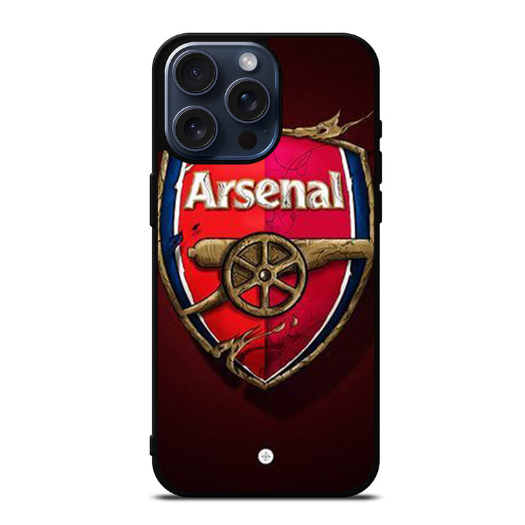 ARSENAL FC LOGO THE GUNNERS FOOTBALL CLUB iPhone 15 Pro Max Case Cover