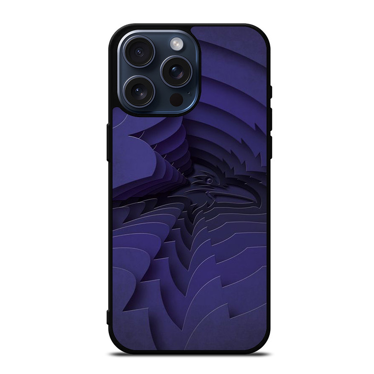 BALTIMORE RAVENS FOOTBALL LOGO NFL ICON iPhone 15 Pro Max Case Cover