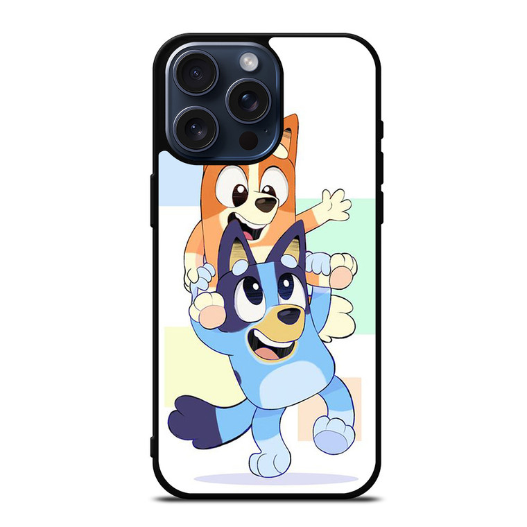 BLUEY X BINGO CARTOON SERIES iPhone 15 Pro Max Case Cover