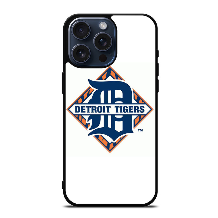 DETROIT TIGERS LOGO MLB BASEBALL TEAM iPhone 15 Pro Max Case Cover