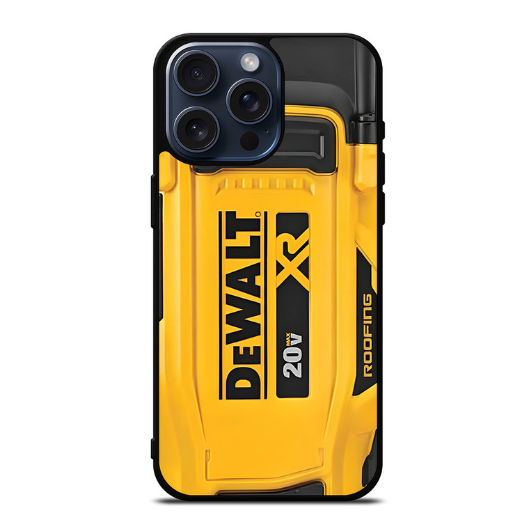 DEWALT TOOL LOGO ROOFING NAILER iPhone 15 Pro Max Case Cover