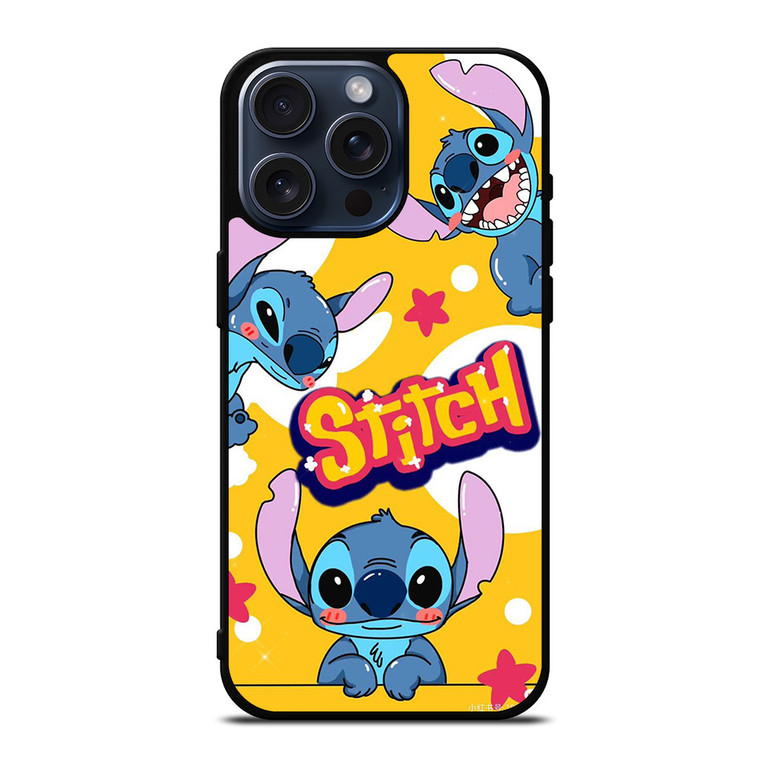 DISNEY CARTON STITCH iPhone 15 Pro Max Case Cover