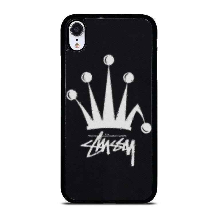 STUSSY FUZZY REGAL CROWN iPhone XR Case Cover