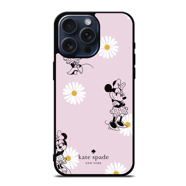 KATE SPADE NEW YORK LOGO X MINNIE MOUSE DISNEY iPhone 15 Pro Max Case Cover