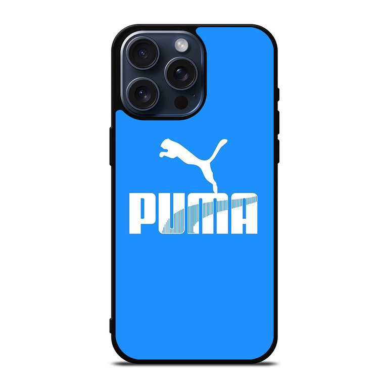 PUMA LOGO BLUE ICON iPhone 15 Pro Max Case Cover