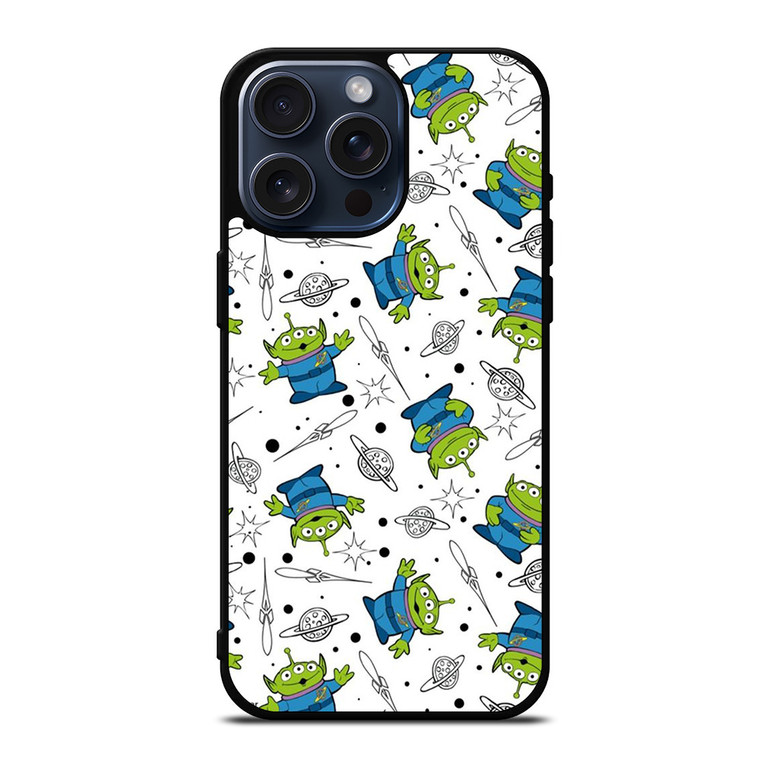 TOY STORY DISNEY ALIEN COLLAGE iPhone 15 Pro Max Case Cover