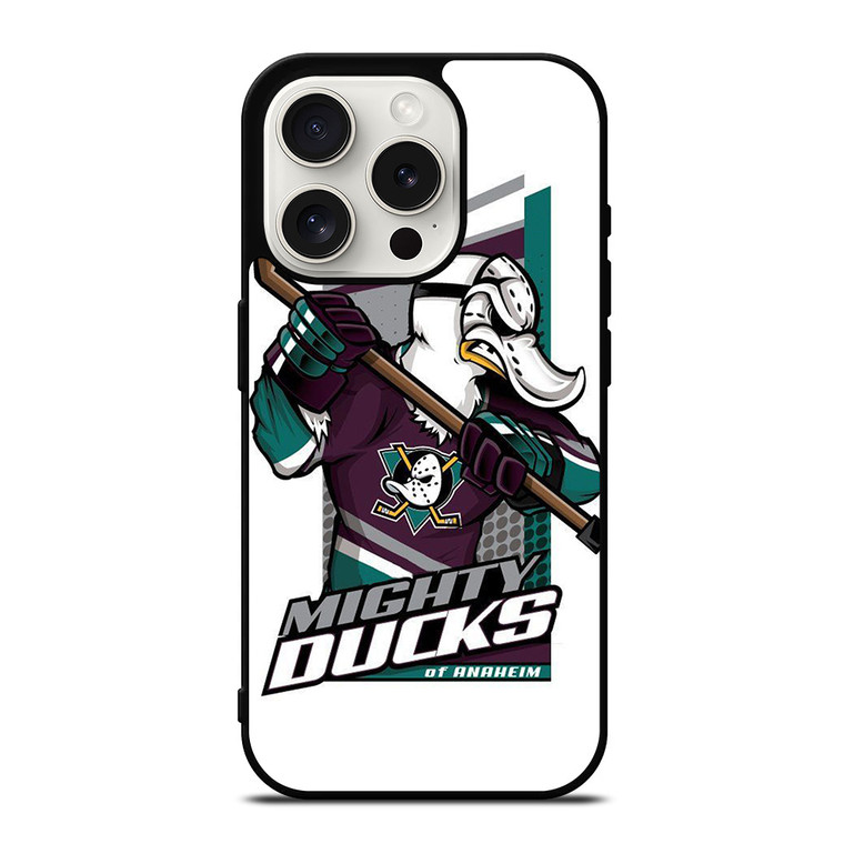 ANAHEIM DUCKS LOGO HOCKEY NHL ICON iPhone 15 Pro Case Cover