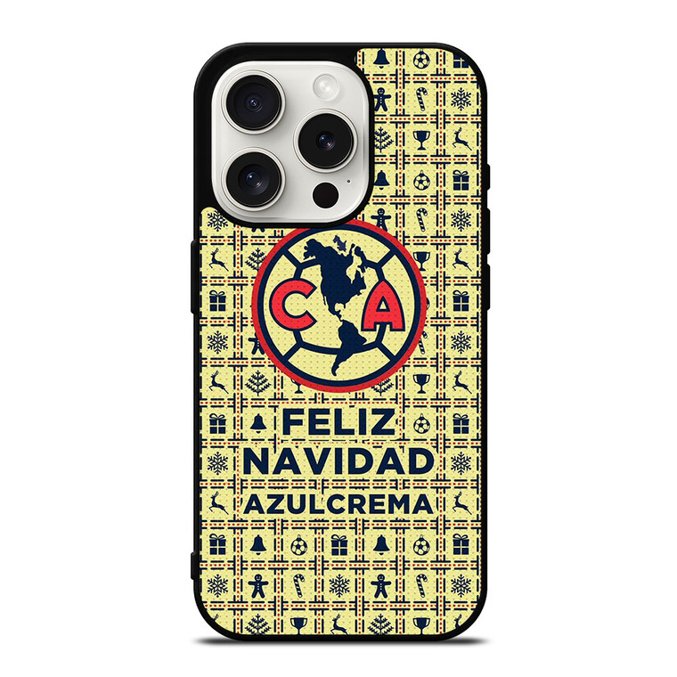 CLUB AMERICA MEXICO AZULCREMA AGUILAZ iPhone 15 Pro Case Cover