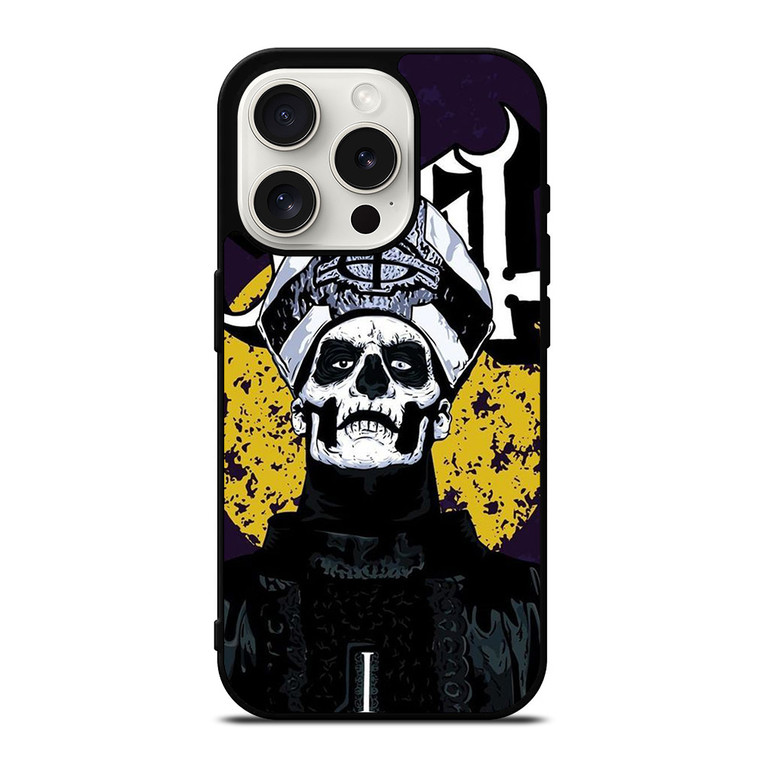 GHOST ROCK BAND LOGO ICON iPhone 15 Pro Case Cover