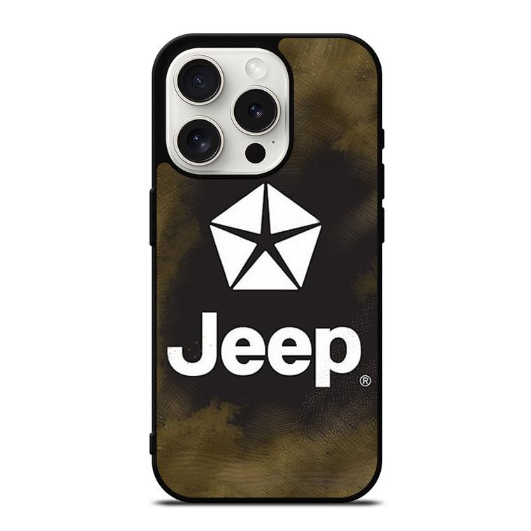 JEEP LOGO OFF ROAD CAR ICON iPhone 15 Pro Case Cover