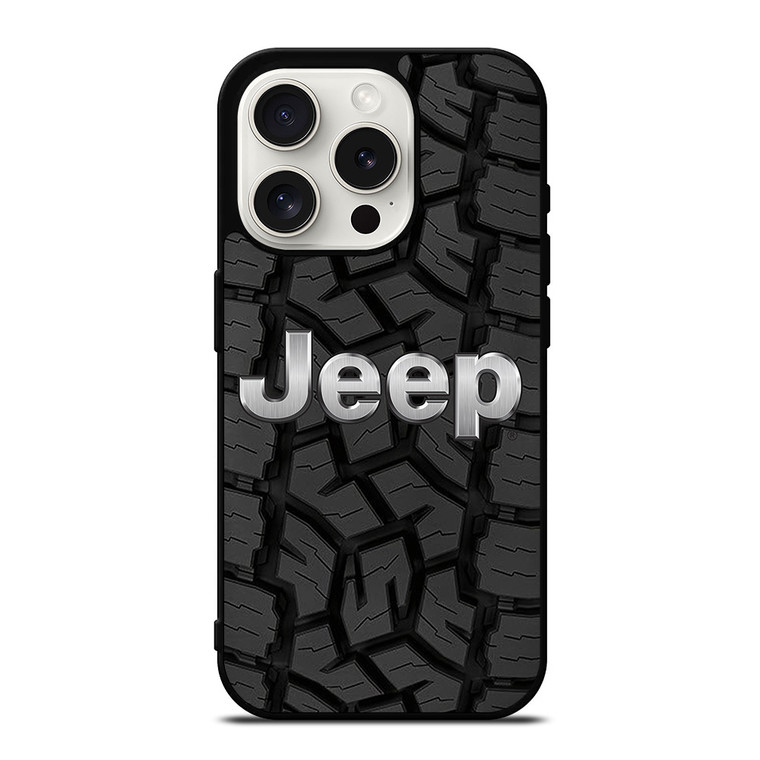JEEP LOGO OFF ROAD TIRE iPhone 15 Pro Case Cover