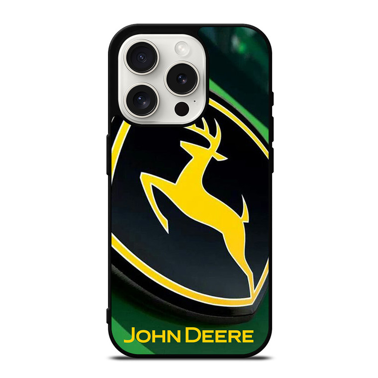 JOHN DEERE TRACTOR EMBLEM LOGO iPhone 15 Pro Case Cover
