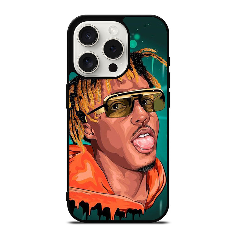 JUICE WRLD RAPPER FACE ART iPhone 15 Pro Case Cover