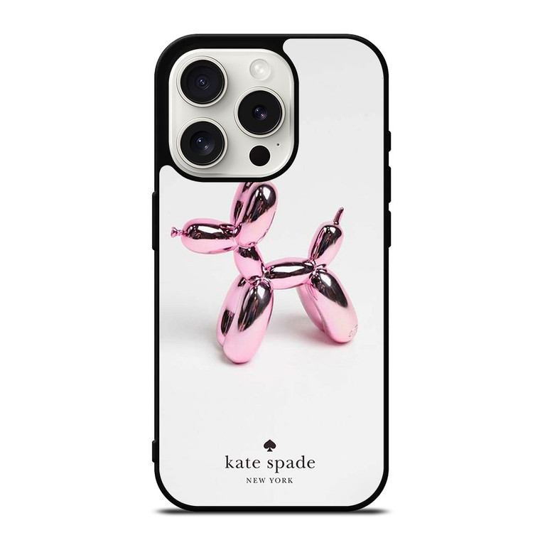 KATE SPADE NEW YORK LOGO DOG BALLOON iPhone 15 Pro Case Cover