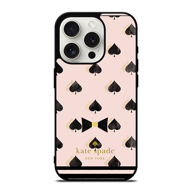 KATE SPADE NEW YORK LOGO RIBBON ICON iPhone 15 Pro Case Cover