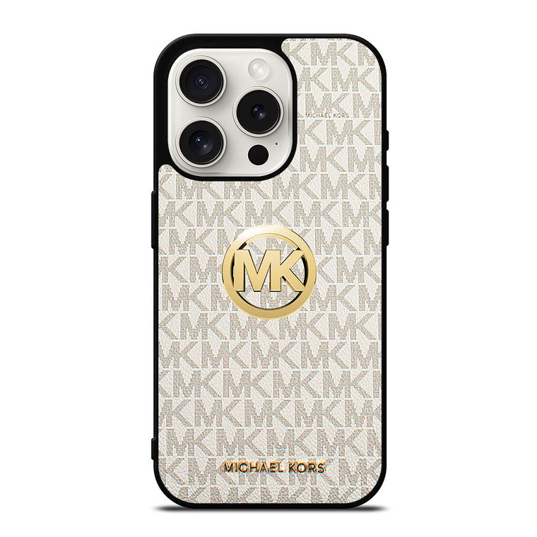 MICHAEL KORS MK LOGO PATERN ICON iPhone 15 Pro Case Cover