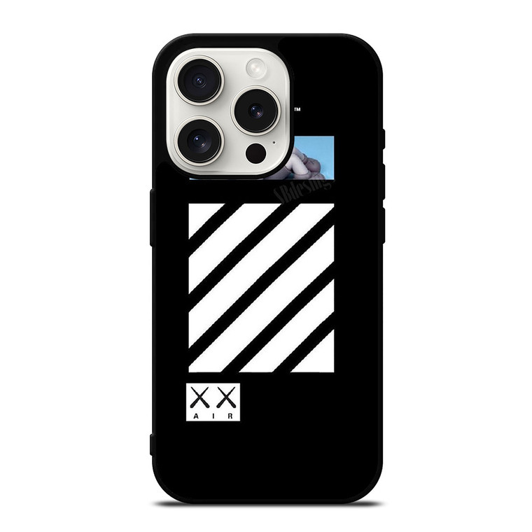 OFF WHITE KAWS AIR iPhone 15 Pro Case Cover