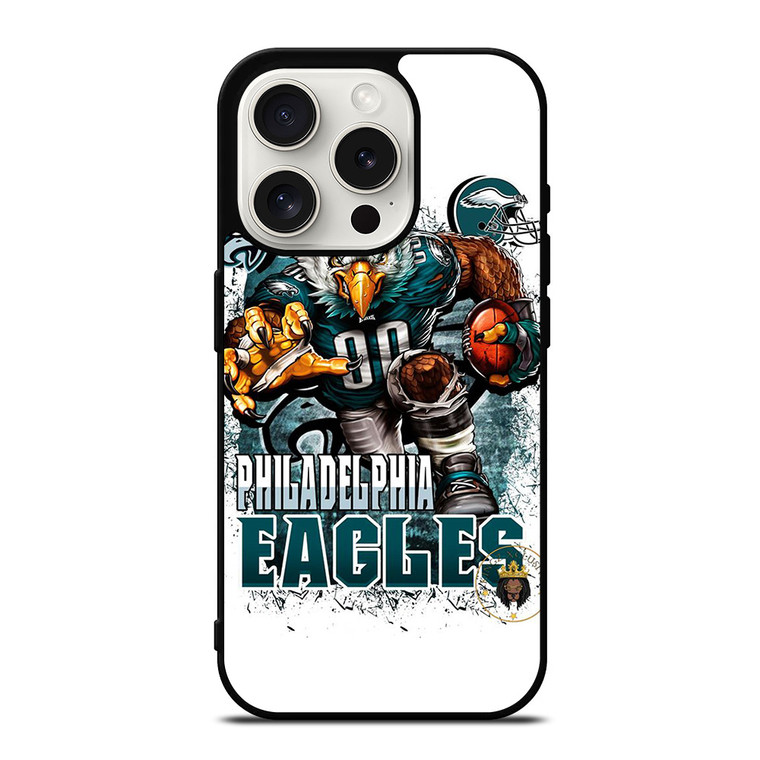 PHILADELPHIA EAGLES LOGO FOOTBALL TEAM ICON iPhone 15 Pro Case Cover