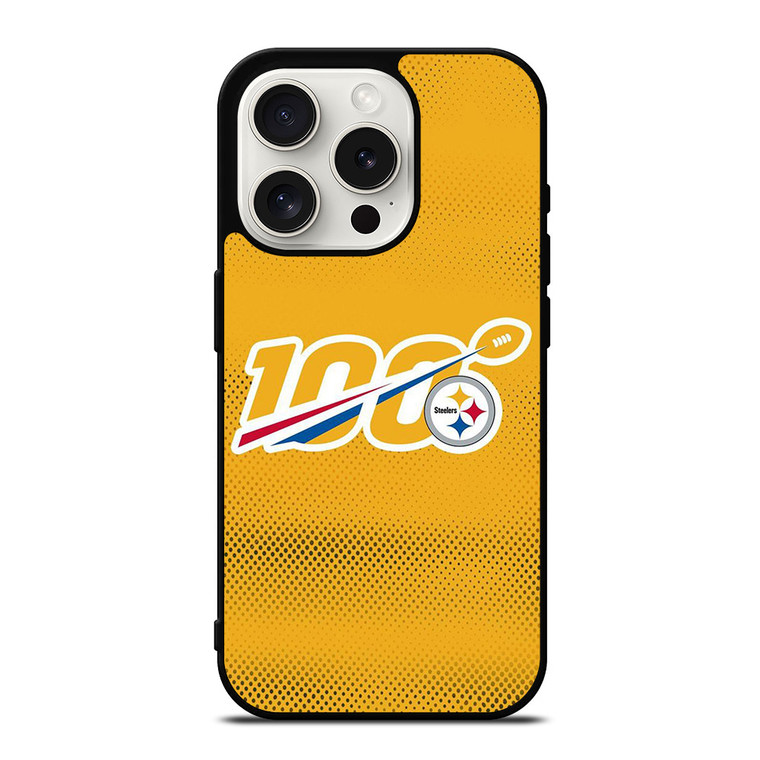 PITTSBURGH STEELERS FOOTBALL TEAM LOGO 100 iPhone 15 Pro Case Cover