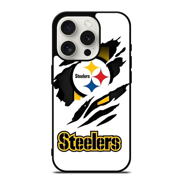 PITTSBURGH STEELERS FOOTBALL TEAM LOGO iPhone 15 Pro Case Cover