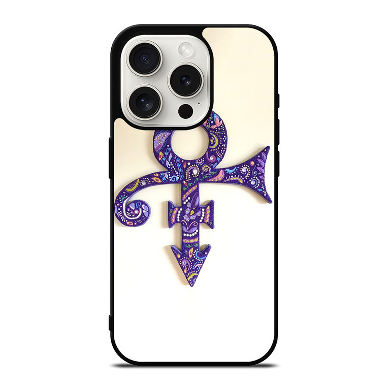 PRINCE PURPLE ART LOGO iPhone 15 Pro Case Cover
