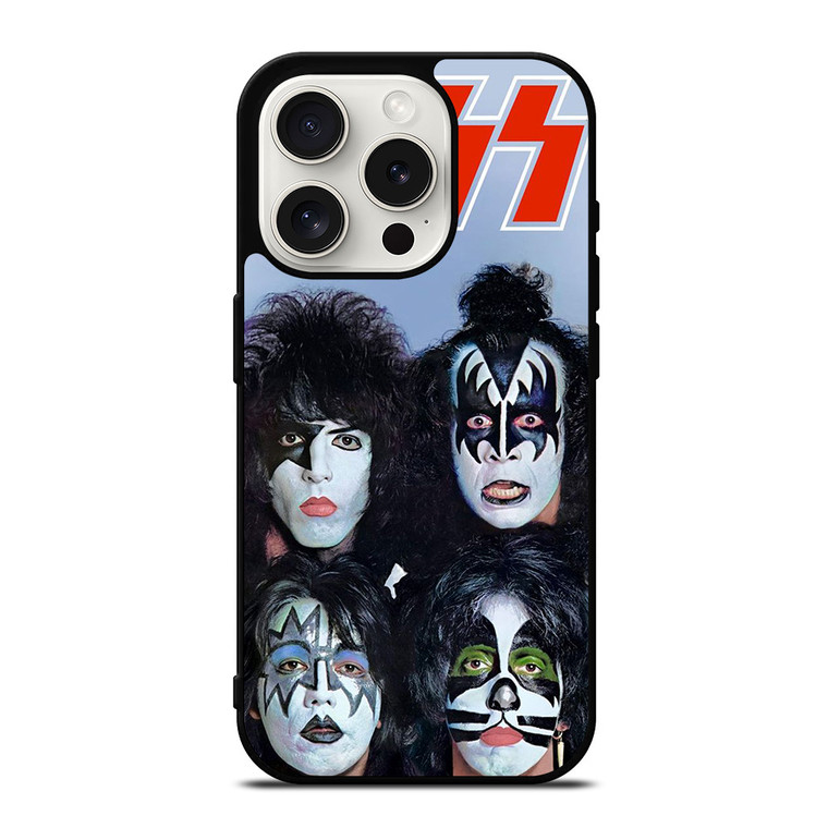 ROCK AND ROLL BAND KISS iPhone 15 Pro Case Cover