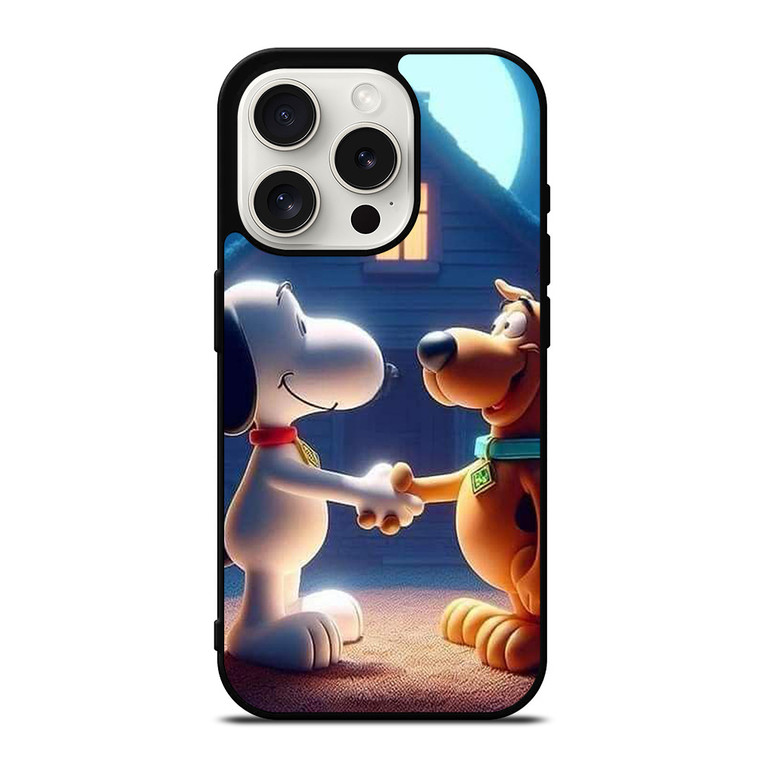 SNOOPY THE PEANUTS AND SCOOBY DOO iPhone 15 Pro Case Cover
