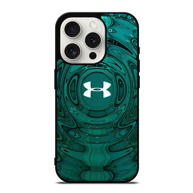 UNDER ARMOUR LOGO LIQUID GREEN iPhone 15 Pro Case Cover