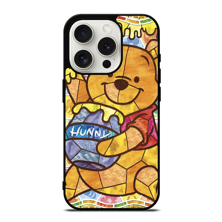 WINNIE THE POOH DISNEY MOZAIC ART iPhone 15 Pro Case Cover