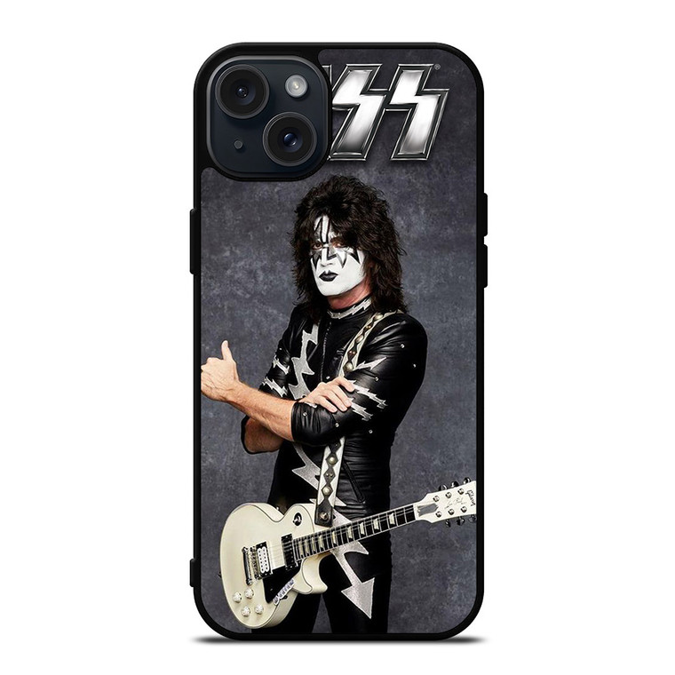 ACE FREHLEY KISS BAND GUITARIST iPhone 15 Plus Case Cover