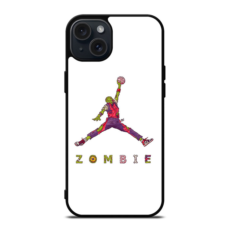 AIR ZOMBIE JORDAN PARODY LOGO iPhone 15 Plus Case Cover