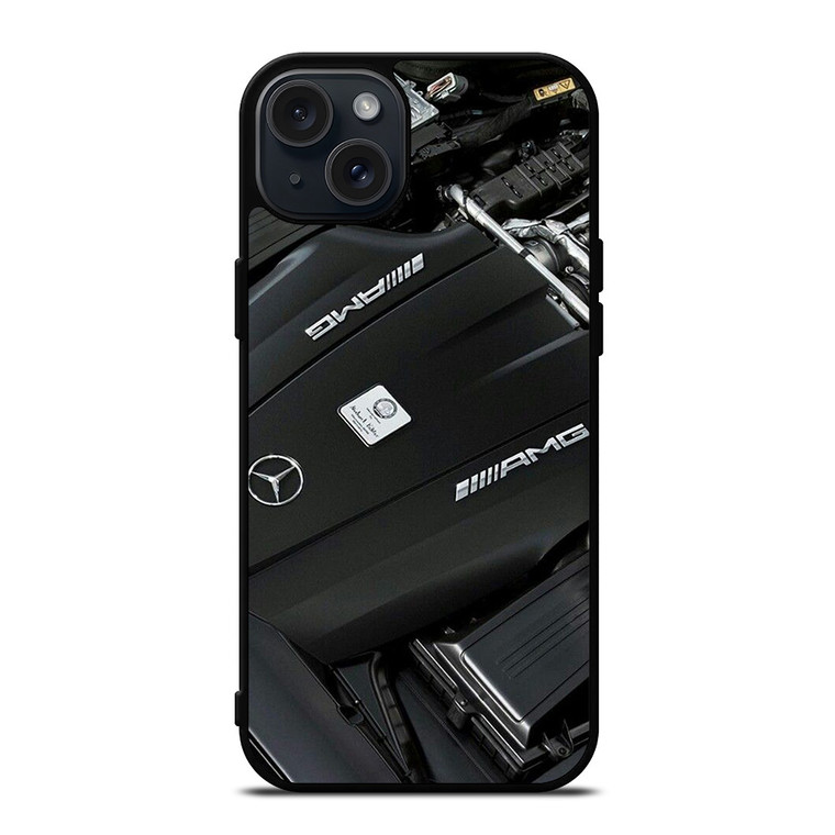 AMG ENGINE MERCEDES BENZ LOGO iPhone 15 Plus Case Cover AMG ENGINE MERCEDES BENZ LOGO iPhone 15 Plus Case Cover