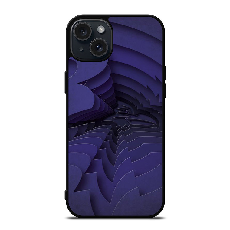 BALTIMORE RAVENS FOOTBALL LOGO NFL ICON iPhone 15 Plus Case Cover